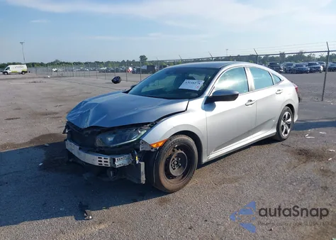 2019 Honda Civic Lx из США, поврежденный, VIN 19XFC2F69KE046171